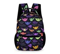 WECECE Mochila Con Patrón De Murciélago Ardilla Voladora Para Niños, Mochila Adolescentes, 16 Pulgadas, Primaria, Ligero E Impermeable, Mochilas