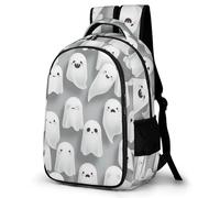 WECECE Mochila Cute Fantasma Escolar Niño, Mochilas Adolescente Chica, Mochila Escolar Niña a Partir De 5° Grado, Mochilas Casual con Gothic Style, para Escuela Primaria y Secundaria