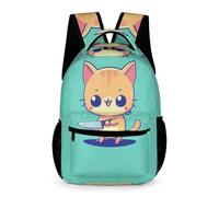 WECECE Mochila De Gato Para Estudiantes, Mochila Escolar Infantil Gatito, Mochilas De Día O Primaria, Niños Y Niñas