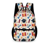 WECECE Mochila de Graduación Niños Escolar Primaria Bolsa Colegio Graduación Temporada 2-5 Curso Niñas 6-10 Años Backpack Correas Ajustables Libros Botella Paraguas Paseo Viaje Colegio