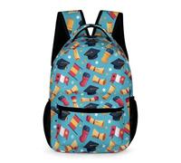 WECECE Mochila de Graduación Temporada Niños Escolar Primaria Bolsa Colegio Graduación 2-5 Curso Niñas 6-10 Años Backpack Correas Ajustables Libros Botella Paraguas Paseo Viaje Colegio