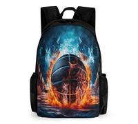 WECECE Mochila De Niñas Casual Adolescente Mochilas Bolsas De Niño Con Llama Baloncesto Mochila Ligera Viaje Vacaciones Casual Mujer Bolsa Mochilas Baloncesto