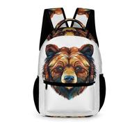 WECECE Mochila De Niños Con Estampado Oso Mochila Escolar Infantil Nino 6 7 8 9 Anos Para Estudiantes Escolares Animal Print Mochilas De Hombro Bolsas De Libro