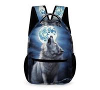 WECECE Mochila De Niños Con Lobo Mochila Escolar Infantil Nino 6 7 8 9 Anos Para Estudiantes Escolares Animal Lobo Mochilas De Hombro Bolsas De Libro