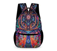WECECE Mochila de Reno Tema Estudiantes 9-13 Años Mochila Escolar Alce Curso 4-6 y 1º-2º ESO Chicos Chicas Bolsa Escolar Resistente 43x32x15 cm Regalo Colegio Libros y Cuadernos