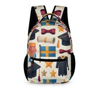 WECECE Mochila de Tema de Graduación Niños 7-13 Años Bolsa Colegio Suecia Bandera Niñas 2-5 Curso Mochila Estudiantes Resistente Uso Diario Libros Botella Paraguas Regalo Cumpleaños