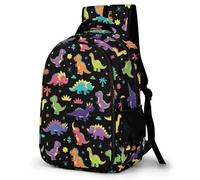 WECECE Mochila Dinosaurs Colegio Niña 6-10 Años Mochila Escolar Primaria Ligera con Animals para La Escuela, Viajes y El Día a Día