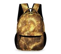 WECECE Mochila Dragón Niña Niño 8-12 Años Mochila Secundaria Chino Estilo Curso 3-6 y 1º ESO Escolares Bolsa Escolar Formato Grande 43x32x15 cm Uso Diario Libros y Cuadernos