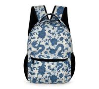WECECE Mochila Dragón Niño Niña 11 Años Mochila Primaria Dragón Japonés Estilo Curso 6 Escolares Bolsa Escolar Moderna 43x32x15 cm Regalo Colegio Libros y Cuadernos