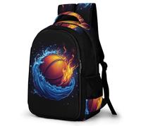 WECECE Mochila Escolar Adolescente, Mochilas Basketball Casual Grande para Chicos, Mochila Basketball Instituto Juvenil para Colegio Viajes, Vuelta Al Cole y Navidad