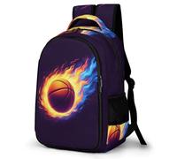 WECECE Mochila Escolar Adolescente, Mochilas Basketball Casual Grande para Chicos, Mochila Basketball Instituto Juvenil para Colegio Viajes, Vuelta Al Cole y Navidad