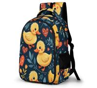 WECECE Mochila Escolar Adolescente, Mochilas Ducks Casual Grande para Chicos, Mochila Animal Pattern Instituto Juvenil para Colegio Viajes, Vuelta Al Cole y Navidad