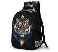 WECECE Mochila Escolar Adolescente, Mochilas Tiger Casual Grande para Chicos, Mochila Animal Motif Instituto Juvenil para Colegio Viajes, Vuelta Al Cole y Navidad