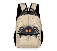 WECECE Mochila Escolar Araña Patrón Escolares 11 Años Mochila de Lindo Pequeño Animal Curso 6 Niños Daypack Práctica 43x32x15 cm para Primaria Viaje y Colegio