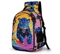 WECECE Mochila Escolar Cheetahs para Adolescentes, Ligera Mochilas De Animal Leopards Escuela Secundaria con Gran Capacidad, Elegante Mochila Juvenil para Viajes, Bolsa De Escuela Informal