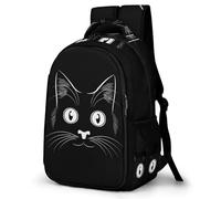 WECECE Mochila Escolar Diseño de Gato Chicas 7-11 Años Mochila Escolar Animal Gatito Niños 5º-6º Curso Mochila Infantil Impermeable, School Bag para Clases Viaje y Uso Diario