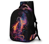 WECECE Mochila Escolar Estampado de Jesús Chico 10 Años Mochila de Motivo Jesús Cristiano Chica Primaria Daypack, Cómoda Grande Moderna Excursión Regalo Cumpleaños Aventura Viaje