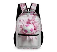 WECECE Mochila Escolar Fútbol Infantil Primaria 8 Años Mochila Fútbol 1-2 Curso Niña Escolares Niño Bolsa Escolar Ligera con Bolsillos Laterales Cosas de Colegio Botella Paseo Viaje Colegio
