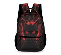 WECECE Mochila Escolar Gato Niños Niñas 9-13 Años Mochila de Animal Gatito Curso 4-6 y 1º-2º ESO Escolares Daypack Uso Diario 43x32x15 cm para Secundaria Actividades Diarias