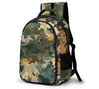 WECECE Mochila Escolar Grande para Niño 8-12 Años Camouflage Design Mochila Colegio Niña Camo Motif para Primaria y ESO Mochilas Escolares Casual Portátil