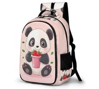 WECECE Mochila Escolar Grande para Niño 8-12 Años Panda Mochila Colegio Niña Kawaii Animal para Primaria y ESO Mochilas Escolares Casual Portátil