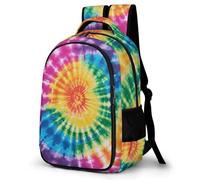 WECECE Mochila Escolar Grande para Niño 8-12 Años Tie-dye Motif Mochila Colegio Niña Colorido para Primaria y ESO Mochilas Escolares Casual Portátil