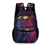 WECECE Mochila Escolar Guepardo Para Niño, Mochilas De Leopardooo Animal Viaje Informal Para Niños Y Niñas, Mochila School
