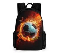 WECECE Mochila Escolar Infantil 6-7 Años Fútbol, Lindos Mochila Primaria Con Fútbol, Estéticos Para Volver A La Escuela, Portátil Backpack for Boy Teen