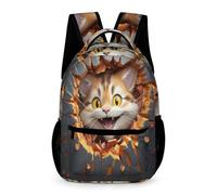 WECECE Mochila Escolar Infantil 8 Años Mochila Gato Escolar De Para Niños Y Chicas Primaria, Perro Pastor Alemán Bolsas De Hombro Livianas Para Portátil School Back Pack
