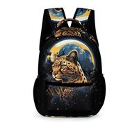 WECECE Mochila Escolar Infantil 8 Años Mochila Leopardo Escolar De Para Niños Y Chicas Primaria, Guepardo Animal Bolsas De Hombro Livianas Para Portátil School Back Pack
