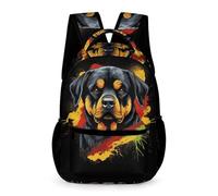 WECECE Mochila Escolar Infantil 8 Años Mochila Rottweiler Escolar De Para Niños Y Chicas Primaria, Perro Animal Bolsas De Hombro Livianas Para Portátil School Back Pack