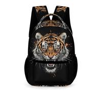 WECECE Mochila Escolar Infantil 8 Años Mochila Tigre Escolar De Para Niños Y Chicas Primaria, Animal Tigre Bolsas De Hombro Livianas Para Portátil School Back Pack