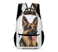 WECECE Mochila Escolar Infantil Animal Print Bolsa De Hombro Impresa, Estudiante Lindo Ligero Mochila Escolar Cachorro Deportes Picnic Viajes Regalo