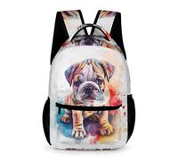 WECECE Mochila Escolar Infantil Animal Print, Bolsos Con Cachorro Para Niña Niño De Primaria, Mochila Primaria Ligera Y Adorable, Backpack De Viaje Casual Para Chicas