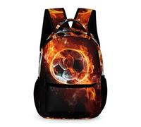 WECECE Mochila Escolar Infantil Fútbol, Bolsos Con Fútbol Para Niña Niño De Primaria, Mochila Primaria Ligera Y Adorable, Backpack De Viaje Casual Para Chicas