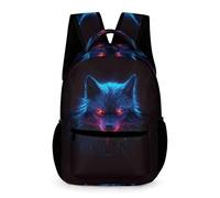 WECECE Mochila Escolar Infantil Lobos Bolsa De Hombro Impresa, Estudiante Lindo Ligero Mochila Escolar Animal Lobo Deportes Picnic Viajes Regalo