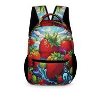 WECECE Mochila Escolar Infantil Para Niño Niña De 6 A 10 Años Mochilas Escolares Fruta Escuela Primaria Mochila Escolarres Tema Frutas