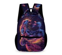 WECECE Mochila Escolar Infantil Tigre Bolsa De Hombro Impresa, Estudiante Lindo Ligero Mochila Escolar Animal Tigre Deportes Picnic Viajes Regalo