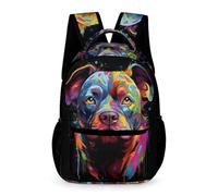 WECECE Mochila Escolar Infantil ToroPerro Francés Bolsa De Hombro Impresa, Estudiante Lindo Ligero Mochila Escolar Perro Animal Deportes Picnic Viajes Regalo