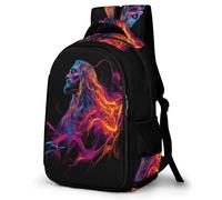 WECECE Mochila Escolar Jesús Cristiano Estampado Chica 11-15 Años Mochila de Jesús Motivo Niño Secundaria Bookbag, Cómoda Duradera Moderna Vuelta al Cole Actividades Escolares