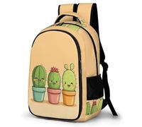 WECECE Mochila Escolar Kawaii Cactus Chicas 7-11 Años Mochila Escolar Plantas Cactus Niños 5º-6º Curso Mochila Infantil Impermeable, School Bag para Clases Viaje y Uso Diario