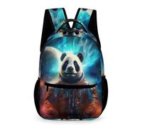 WECECE Mochila Escolar Lindo Panda Para Niños Y Niñas Estampado 3D De Colores Animal Tema Moda, Mochilas De Nylon, Mochila De Día, Mochilas Casual Para Adolescentes