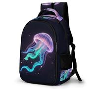 WECECE Mochila Escolar Medusa Motif Niños - Mochila Primaria y ESO para Chicas 7-13 Años, Mochilas Escolares Sea Creature Ligero para Colegio