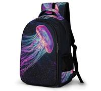WECECE Mochila Escolar Medusa Niños, Mochila Ocean Creature para Niño De 6 a 12 Años, Mochilas para 1º a 5º Grado De La Escuela