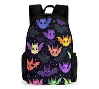 WECECE Mochila Escolar Murciélago Ardilla Voladora Para Niñas 2 3 4 5 6 Clase Mochilas Escolar 7-15 Años Mujer Mochila Infantil Escuela Niño Adolescente Mochilas Escolares Casual