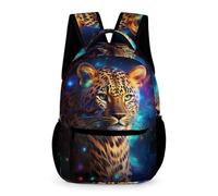 WECECE Mochila Escolar Niña Guepardo Mochilas Colegio Niños 6 7 9 11 Años Mochila Primario Leopardooo Animal Ligera Backpack Casual Para La Escuela, Los Viajes O El Uso Diario