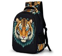 WECECE Mochila Escolar Niña Tiger Mochilas para Niño Adolescentes 8-11 Años con Animal Mochila Casual Chicas Grande Ligera Colegio y Viaje