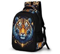 WECECE Mochila Escolar Niña Tiger Motif Mochilas para Niño Adolescentes 8-11 Años con Animal Mochila Casual Chicas Grande Ligera Colegio y Viaje