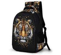 WECECE Mochila Escolar Niñas, Mochilas Primaria Niño Ergonómico con Tiger Design, Mochila Casual con Animal Tiger, Adaptable a Cursos 1-5