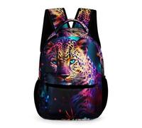 WECECE Mochila Escolar Niño 9 Años Guepardo De Viaje Camping Escolar, Mochila Con Leopardooo Animal Para Niños Niñas Mochilas Primaria Back Pack